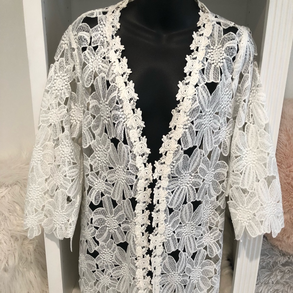 Beautiful lace cover up